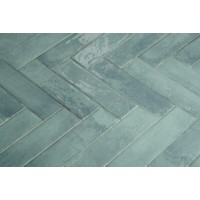 Wandtegel Brunei Sage Groen 6,5x25