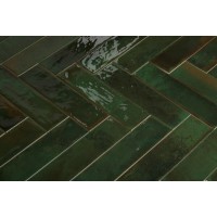 Wandtegel Brunei Verde Groen 6,5x25