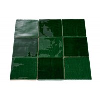 Wandtegel Handvorm Groen 13x13