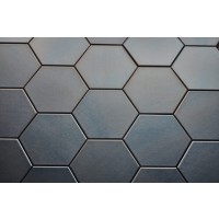 Wandtegel Hexagon Onda Platinum 15x17